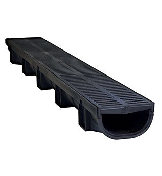 Everhard EasyDRAIN Compact Channel & Black Polymer Grate