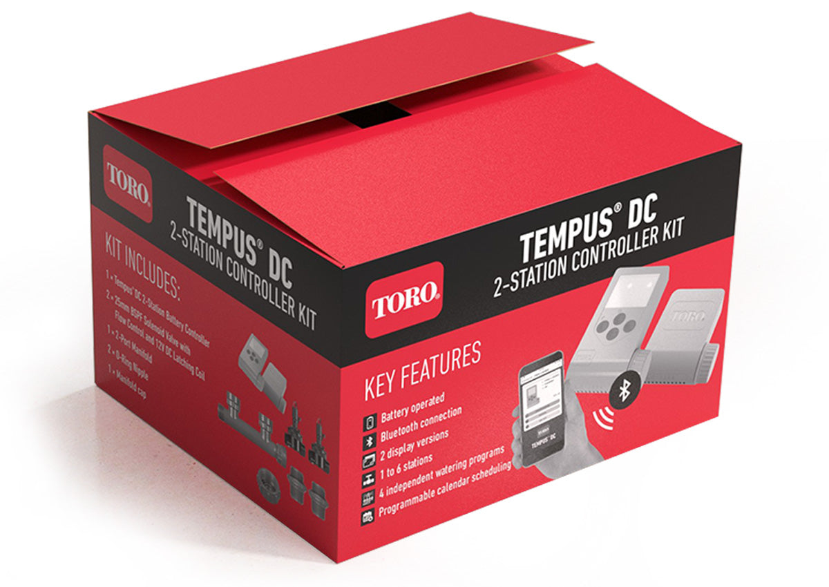 Toro - Tempus DC Bluetooth Controller Kits With Solenoid Valves & Manifold