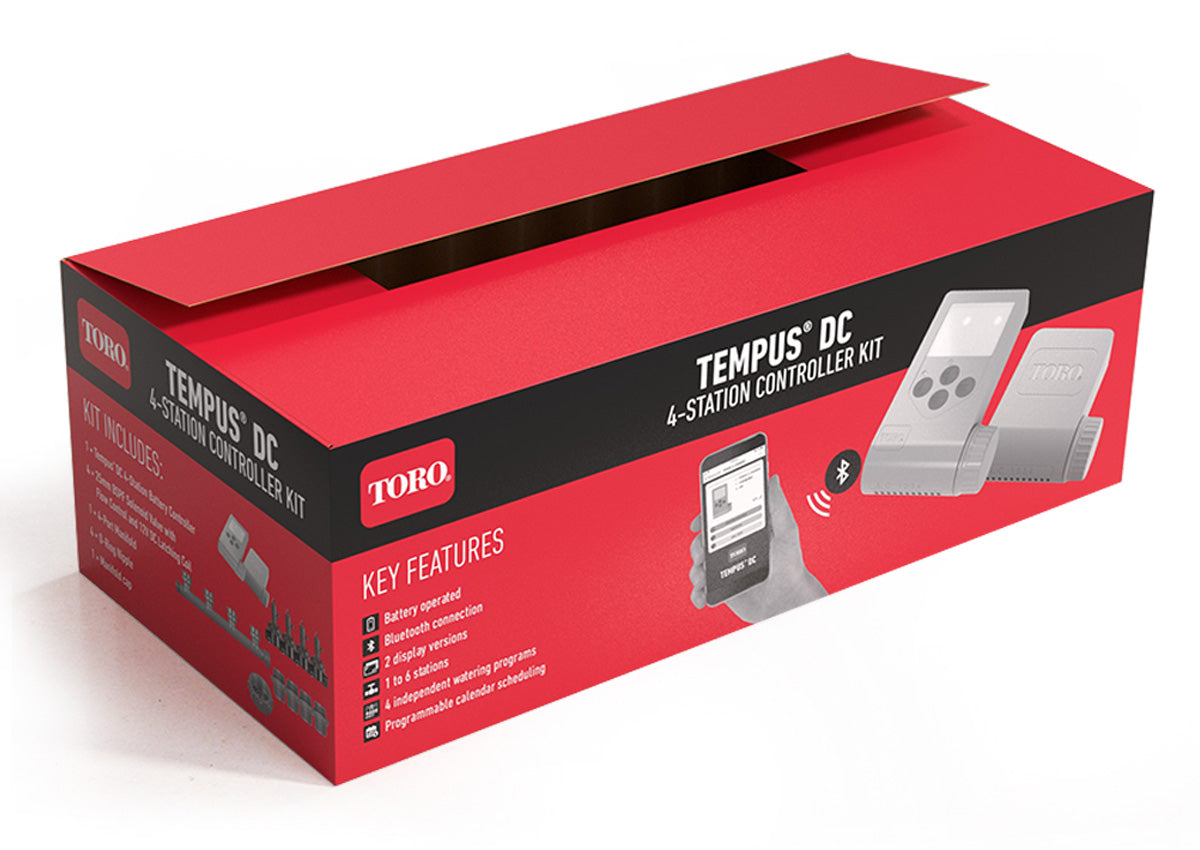 Toro - Tempus DC Bluetooth Controller Kits With Solenoid Valves & Manifold